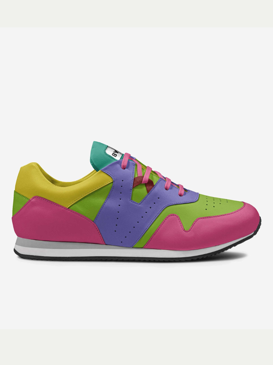 Broadway Vegan Sneakers | BYMANYC ® New York Eco Couture shoes colorful