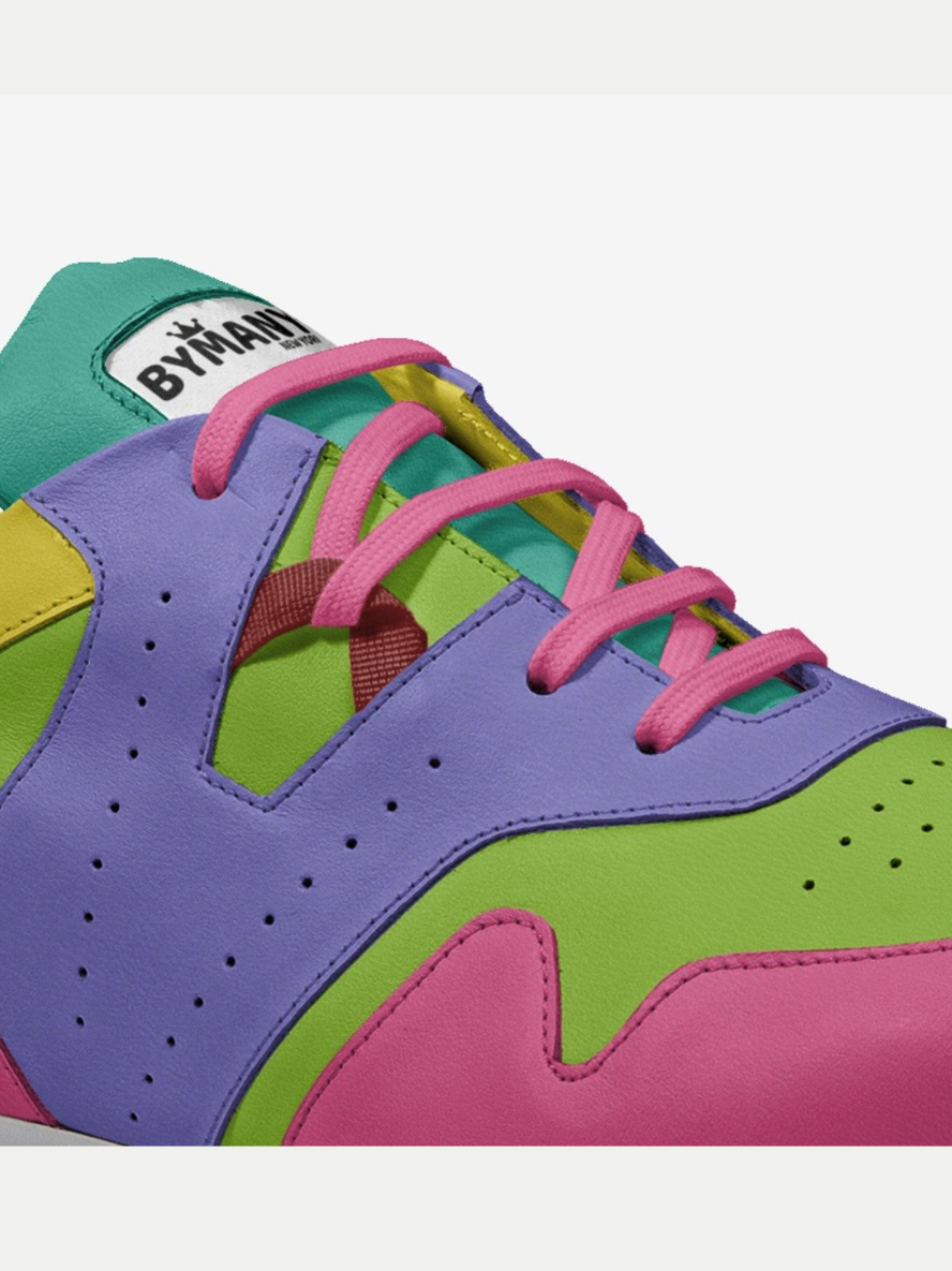 Broadway Vegan Sneakers | BYMANYC ® New York Eco Couture shoes colorful