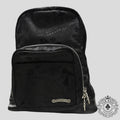 Chrome Hearts 7th Grade Multi Motif Nylon Mini Backpack in Black leather .925 silver