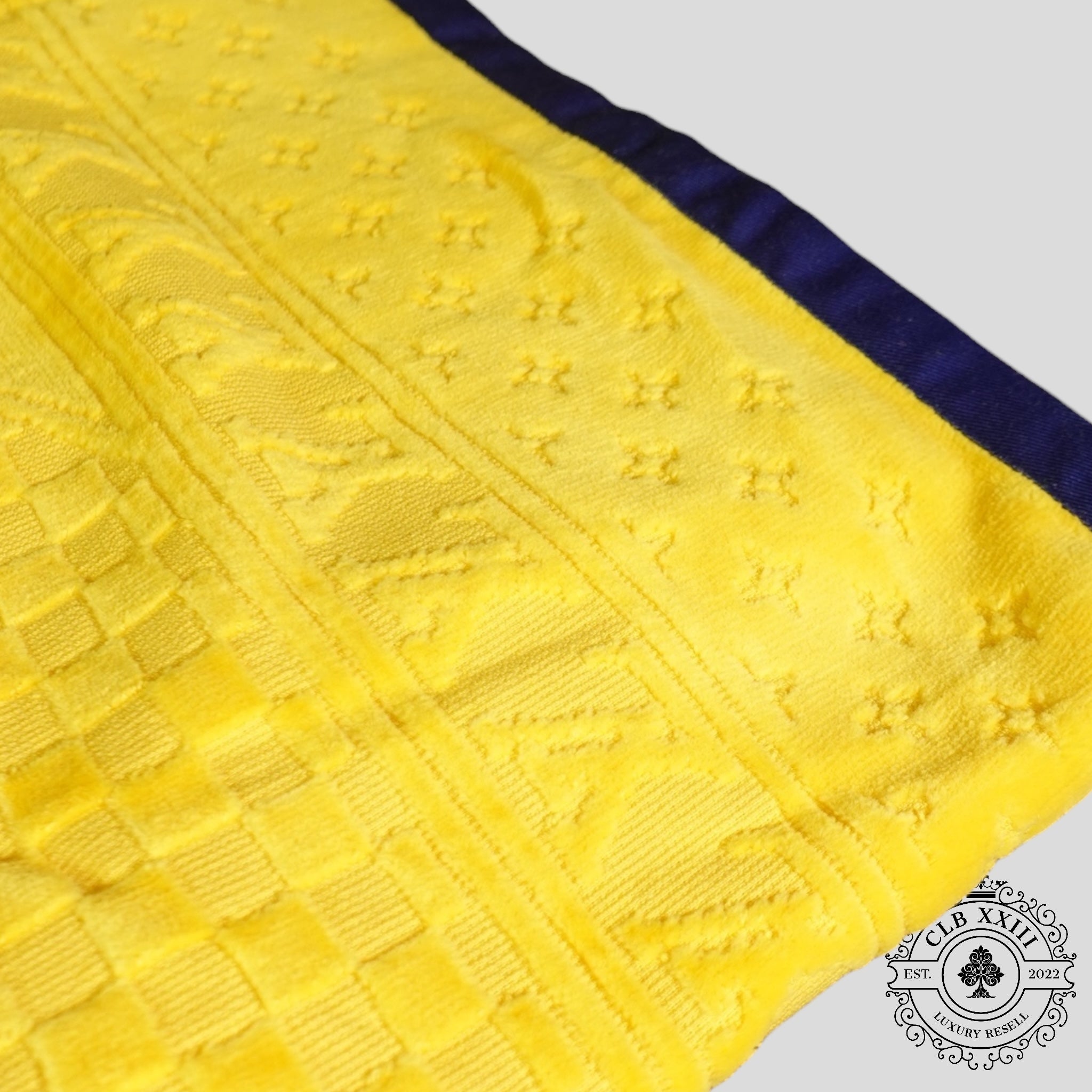 Louis Vuitton SS26 Beach Towel / new Bag in Yellow blue