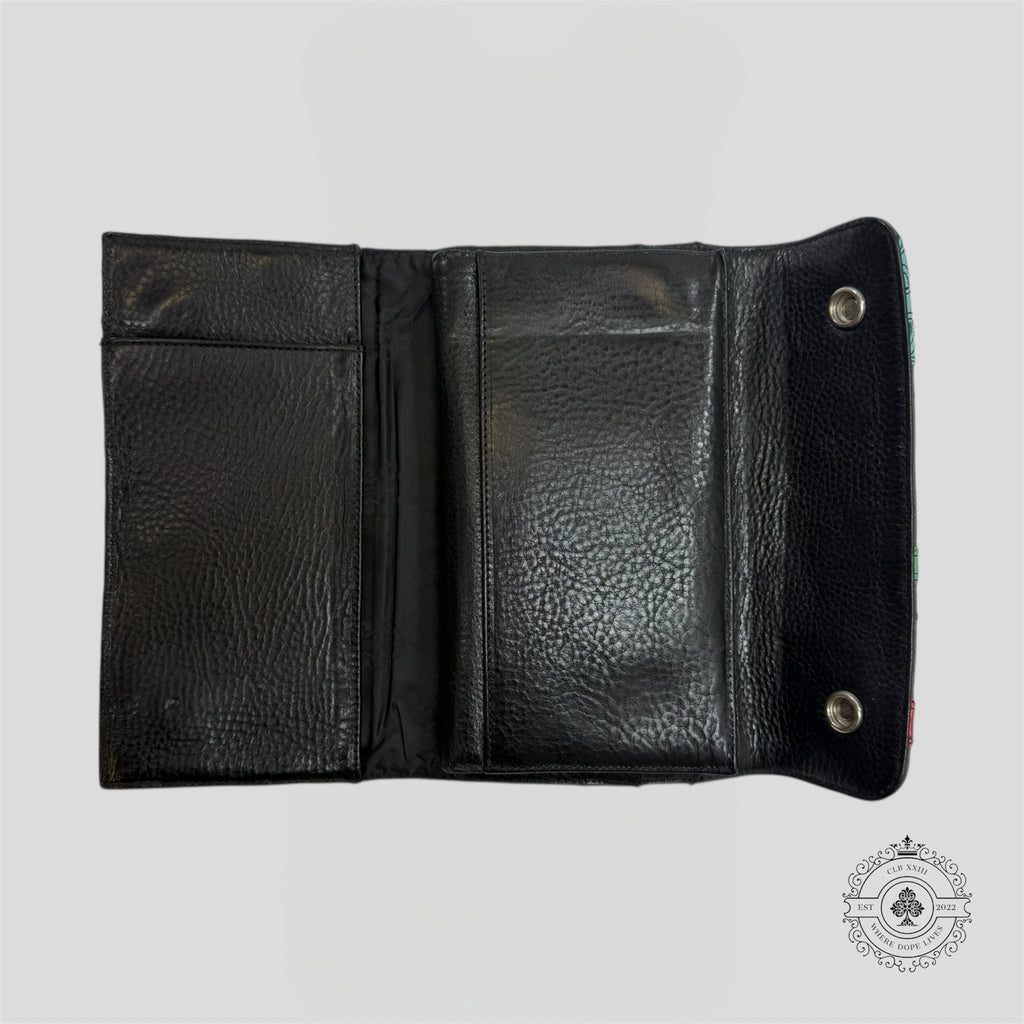 Chrome Hearts Cross Patch Wave Wallet men's unisex