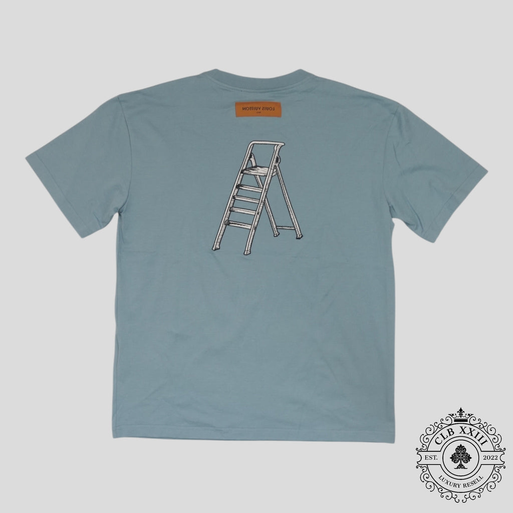 Louis Vuitton Multi Tool Embroidered Tee in Blue XL Men's shirt