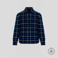 Moncler X Fragment Moron Flannel Jacket in Blue plaid 7 men's unisex down