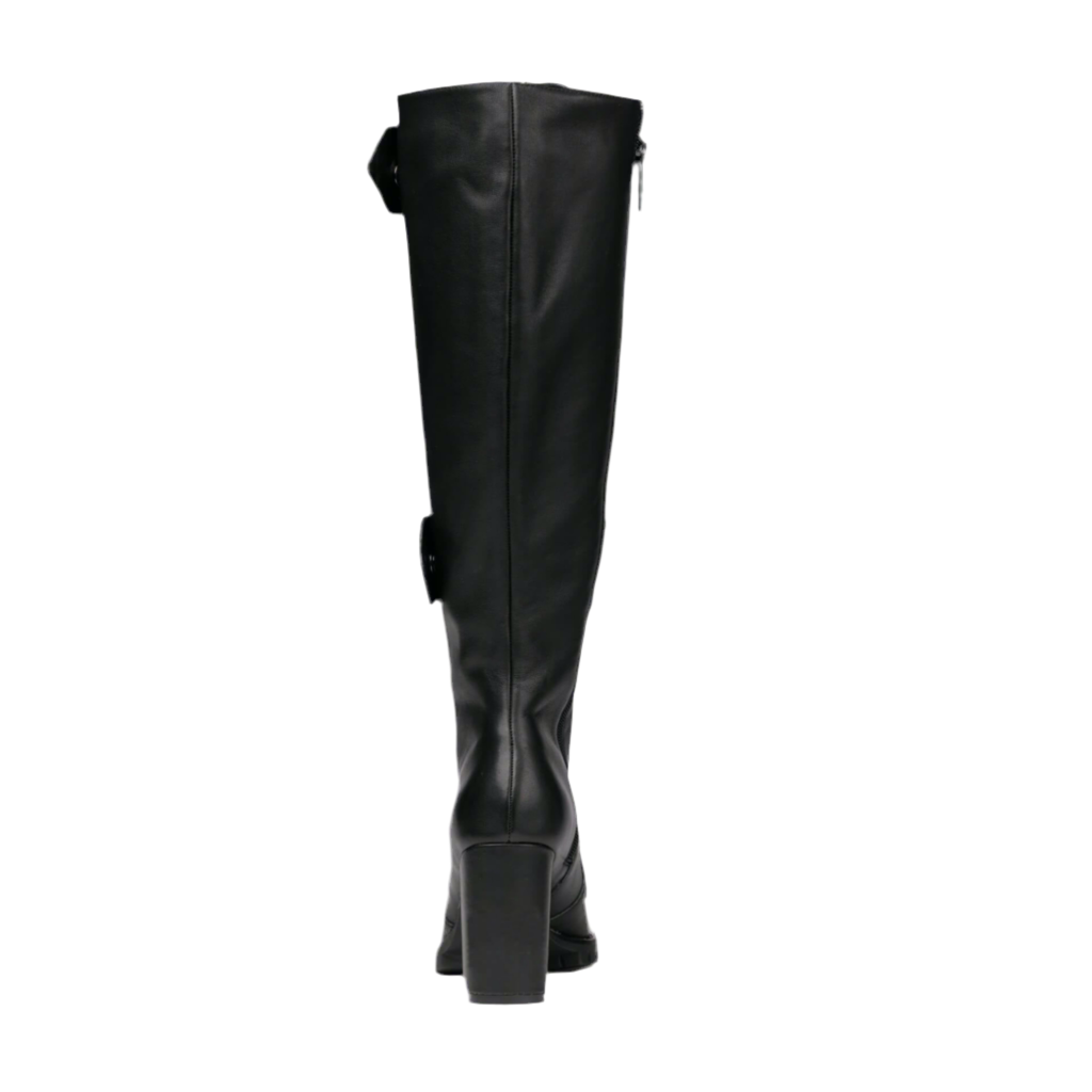 Michaela V Aspen Marta Black Boots tall knee high