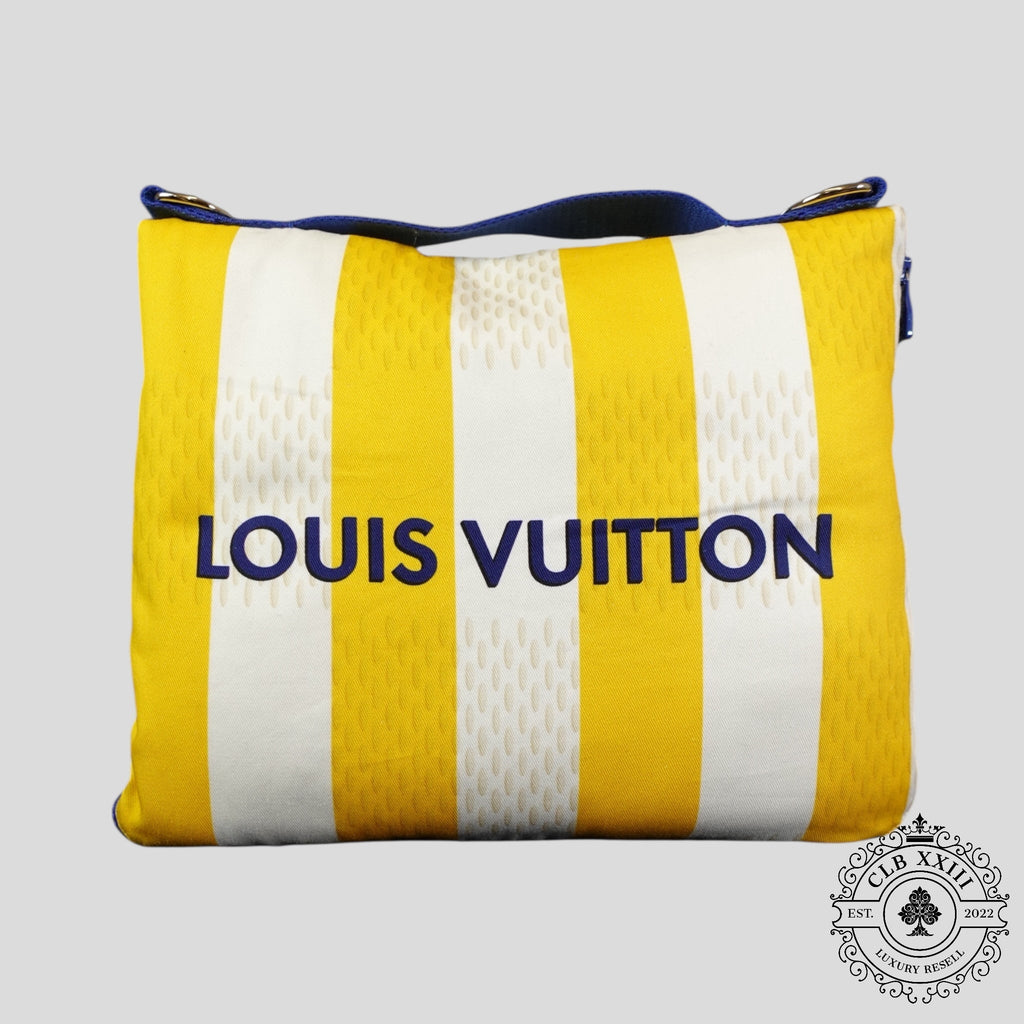 Louis Vuitton SS26 Beach Towel / new Bag in Yellow blue