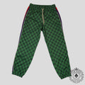 Gucci GG Jacquard Track Pants in Green/Navy Blue warm-up Large men's unisex