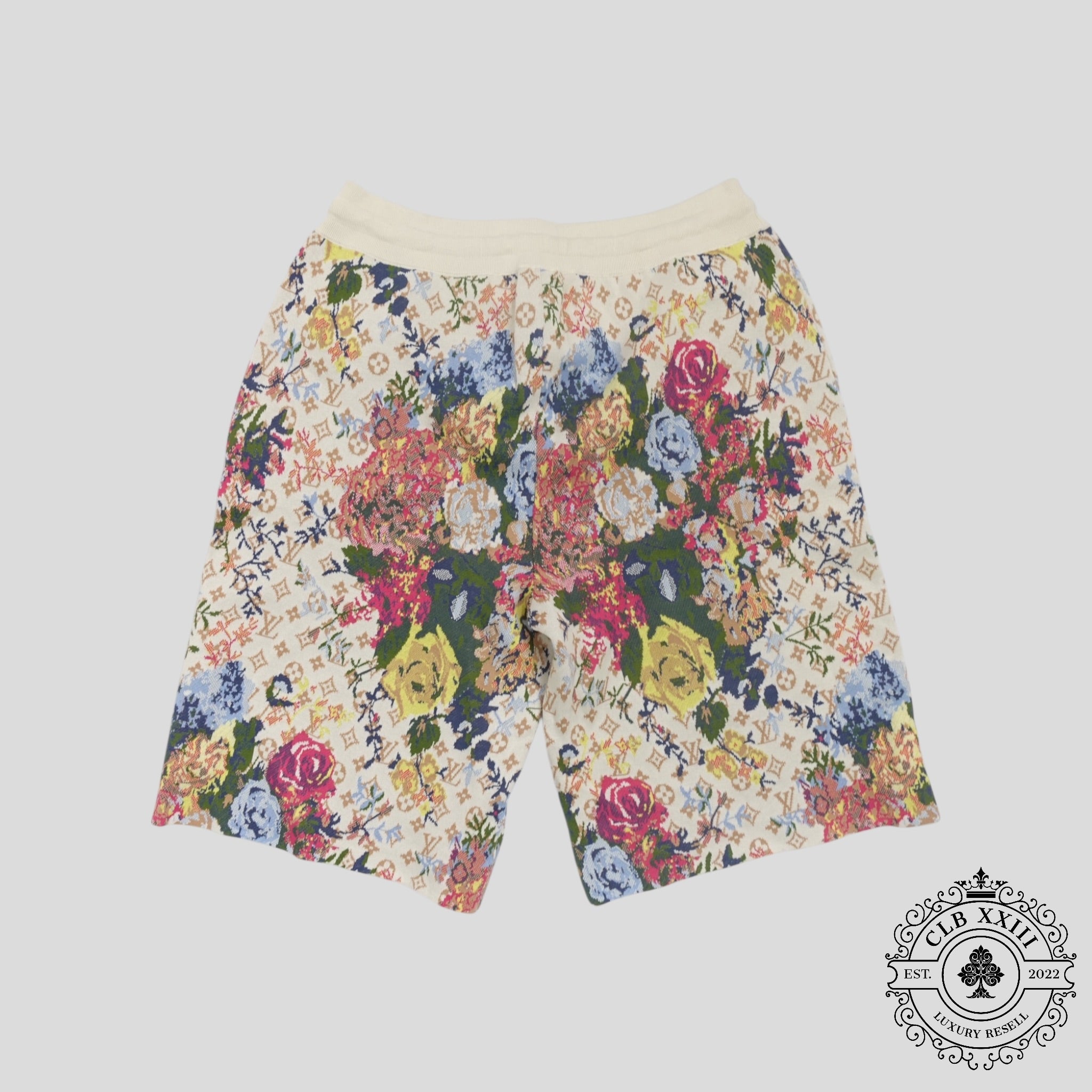 Louis Vuitton Flower Graphic Shorts in Multicolor Large unisex men's floral