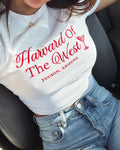 Harvard of the West bby tee cropped Tucson, AZ shirt top Ladies