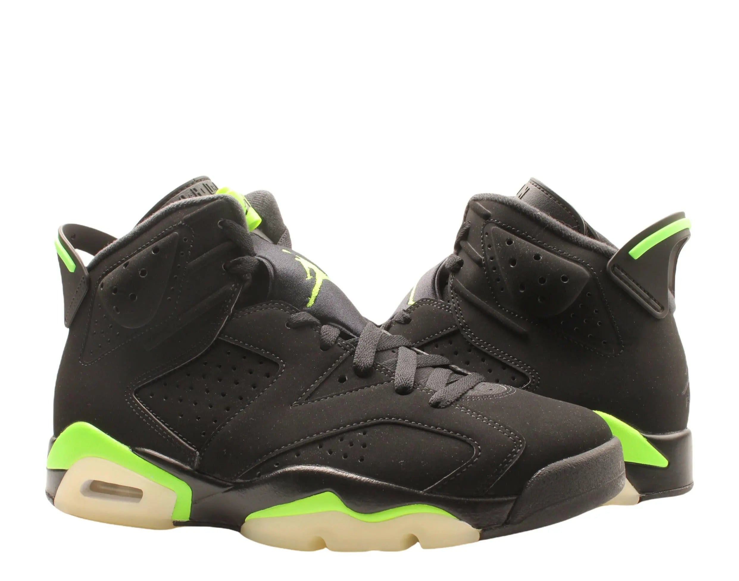Jordan Air Jordan 6 Retro Men's Basketball Sneakers Black/Electric Green