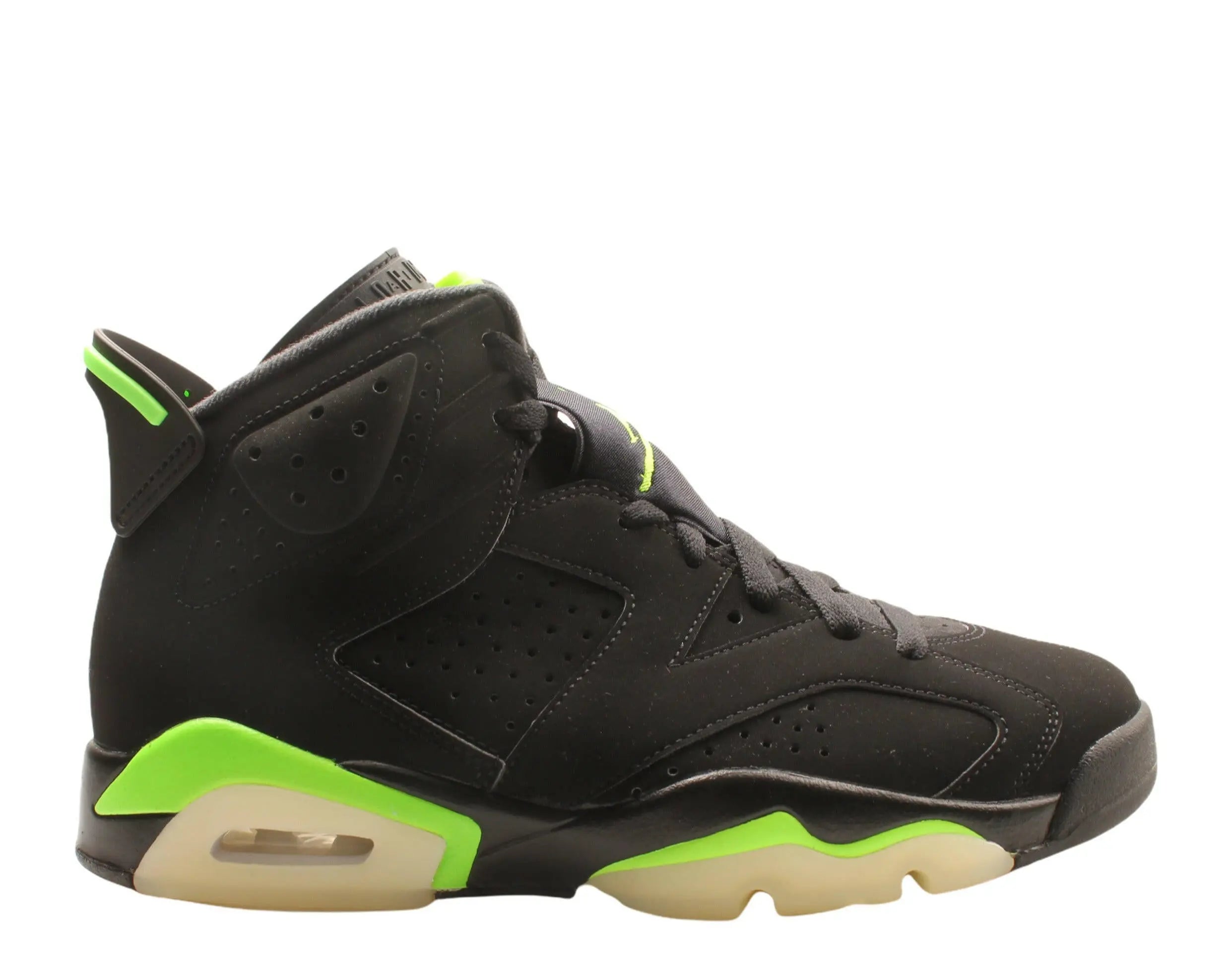 Jordan Air Jordan 6 Retro Men's Basketball Sneakers Black/Electric Green