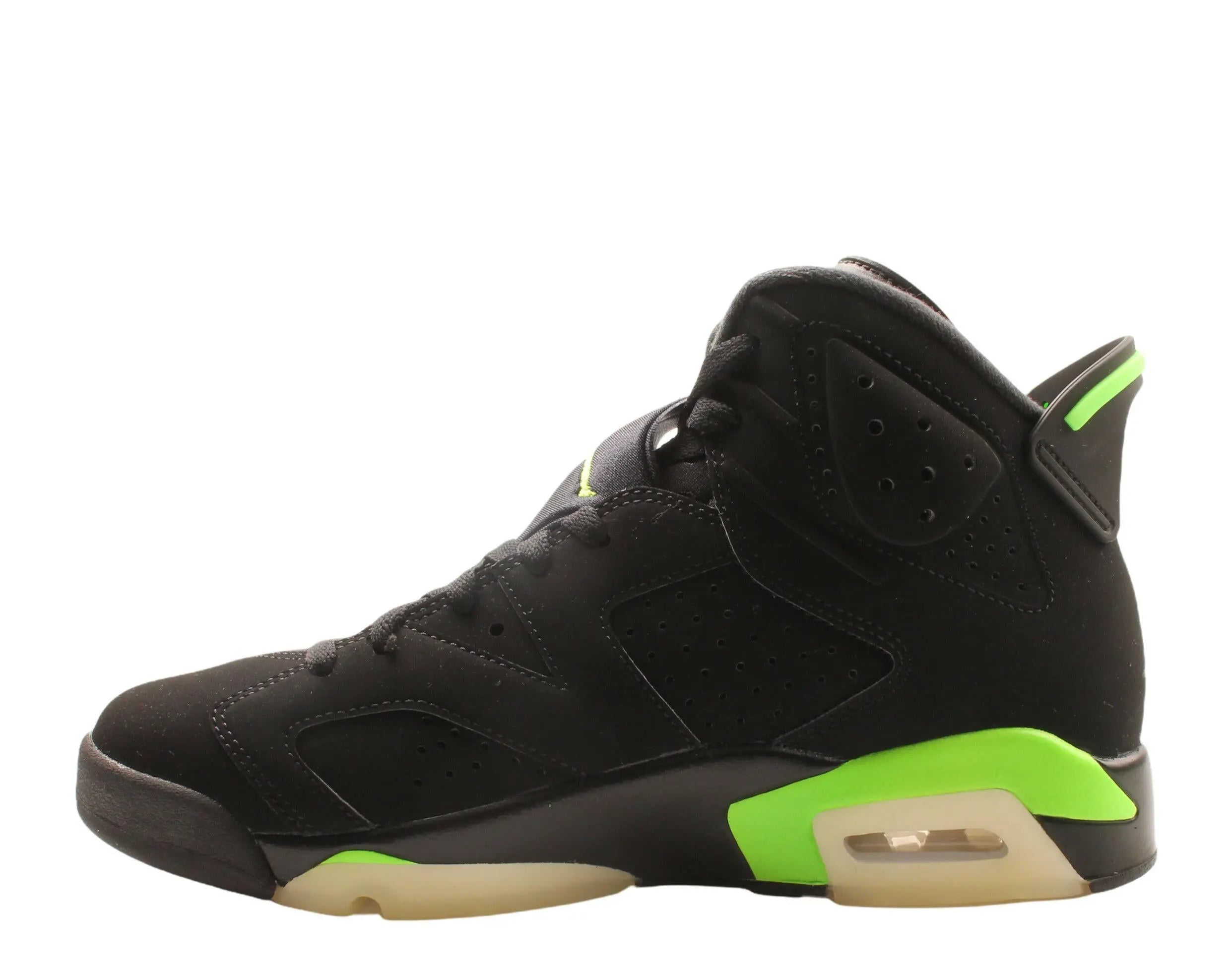 Jordan Air Jordan 6 Retro Men's Basketball Sneakers Black/Electric Green
