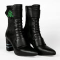 Michaela V Marta Boots Black booties mid calf dress casual