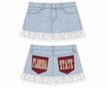 FSU Vintage Denim Skirt (2 pocket) Florida State Seminoles blue jean mini