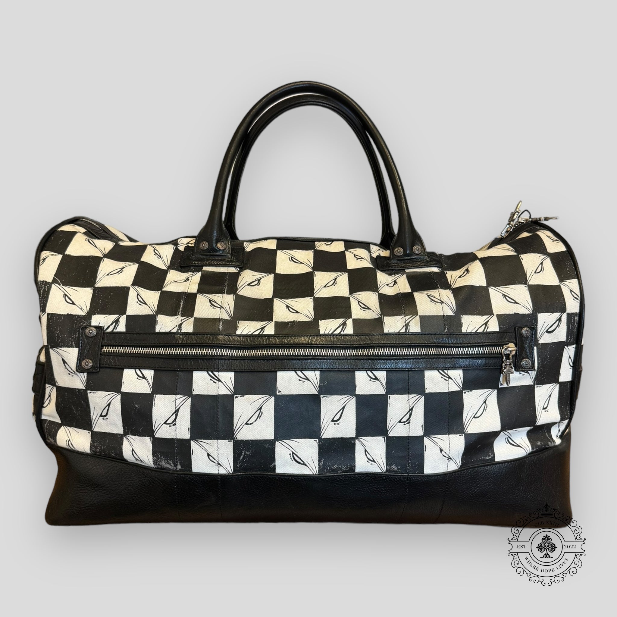 Chrome Hearts x Matty Boy 99 Eyes Large Duffle leather unisex men's