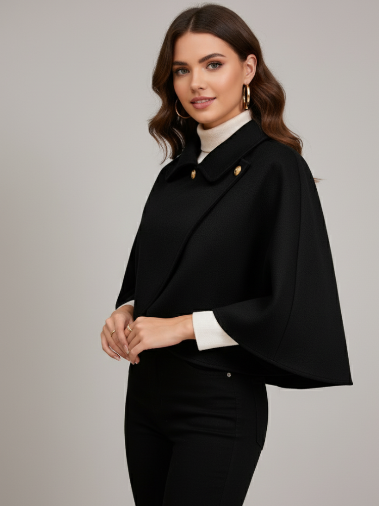Cropped Cape jacket, Brooklyn Heights | BYMANYC ® New York One-Size