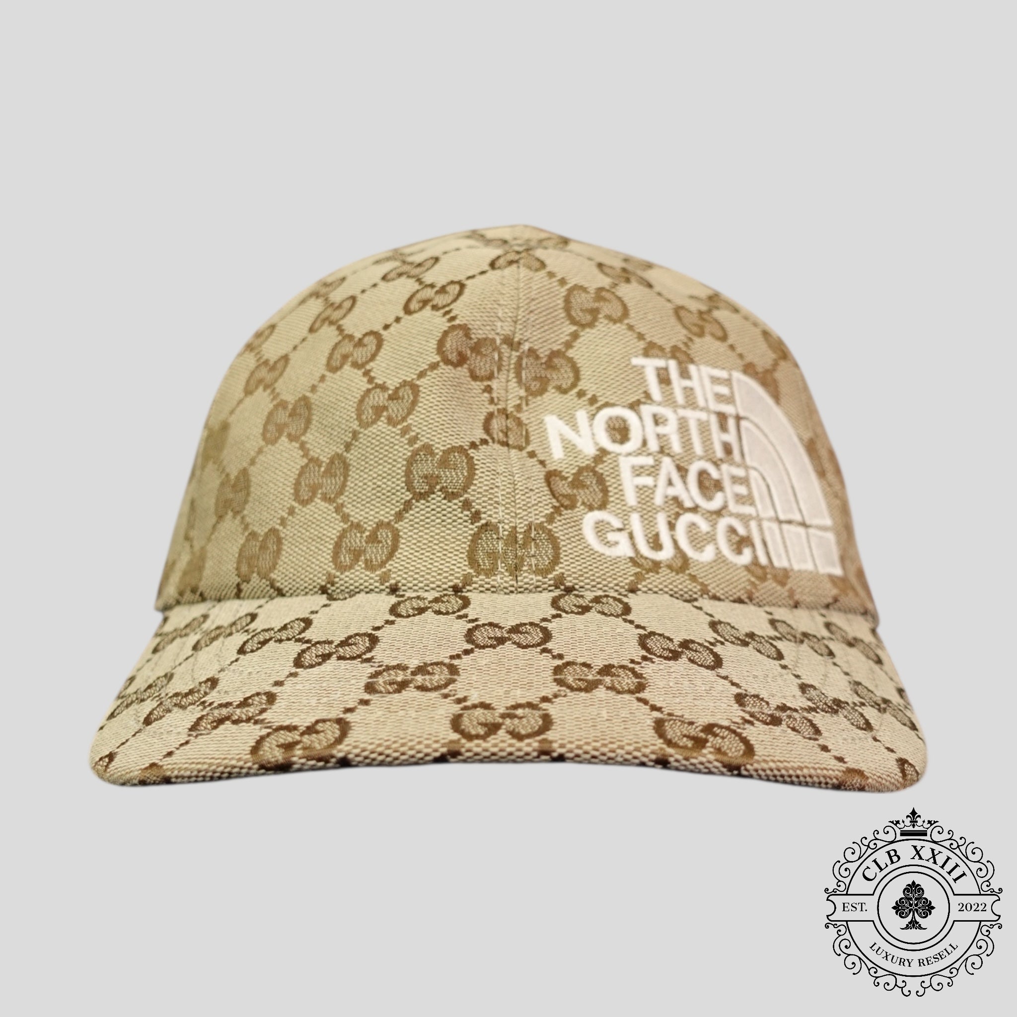 Gucci X The North Face Hat in Camel / Orange Cap GG logo Orange
