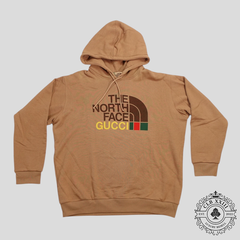 Gucci X The North Face Pullover Hoodie in Brown sweatshirt men's unisex S XL