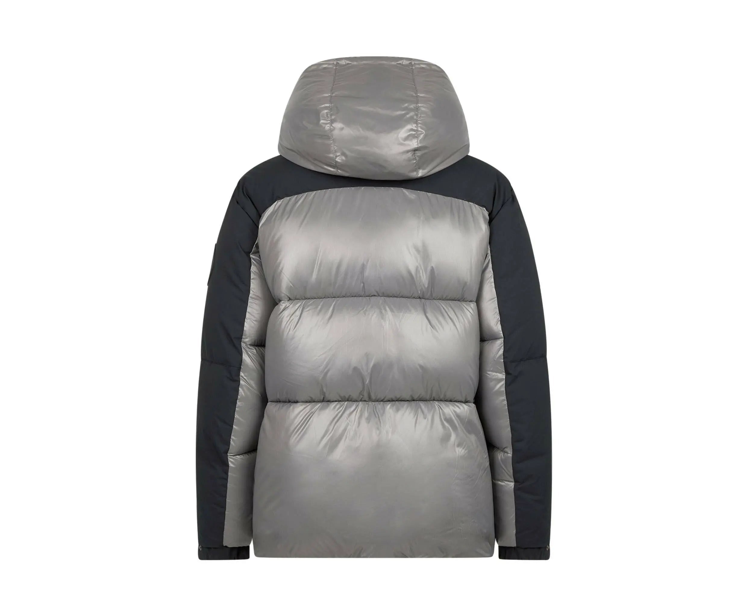 Save The Duck Luma Hooded Puffer Men's Jacket Mid Grey/Black Coat