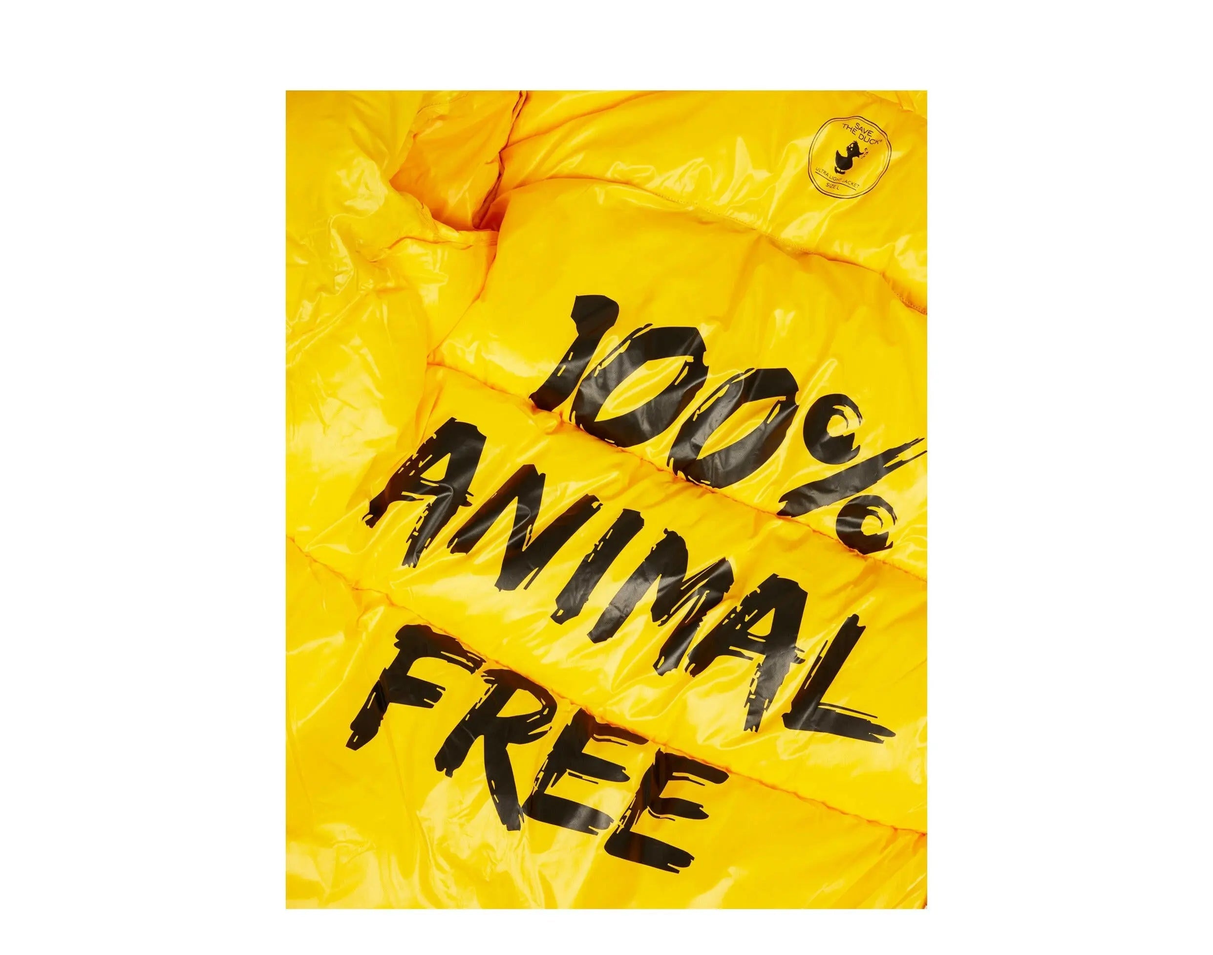 Save The Duck Luma Hooded Puffer Men's Jacket Chrome Yellow/Black