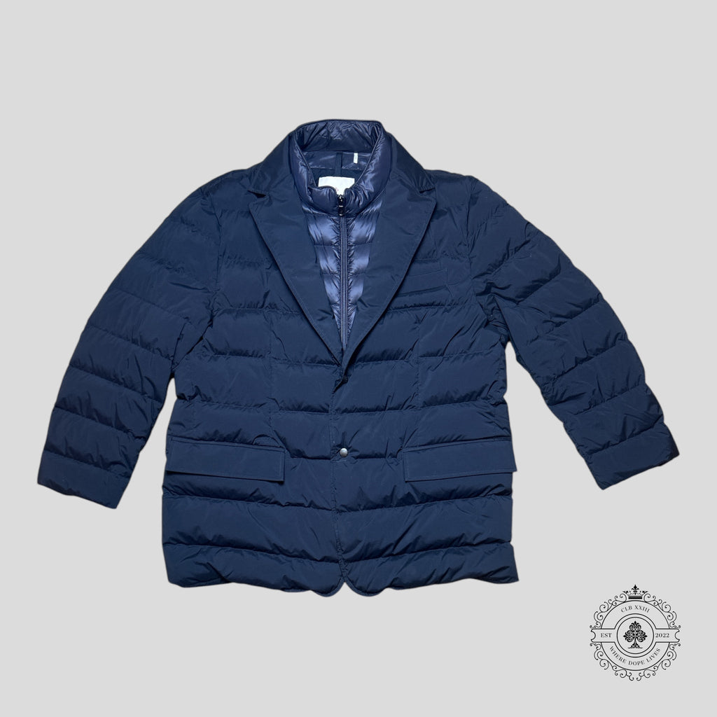Moncler Ferrandier Goose Down Jacket in Navy Blue 6 new unisex
