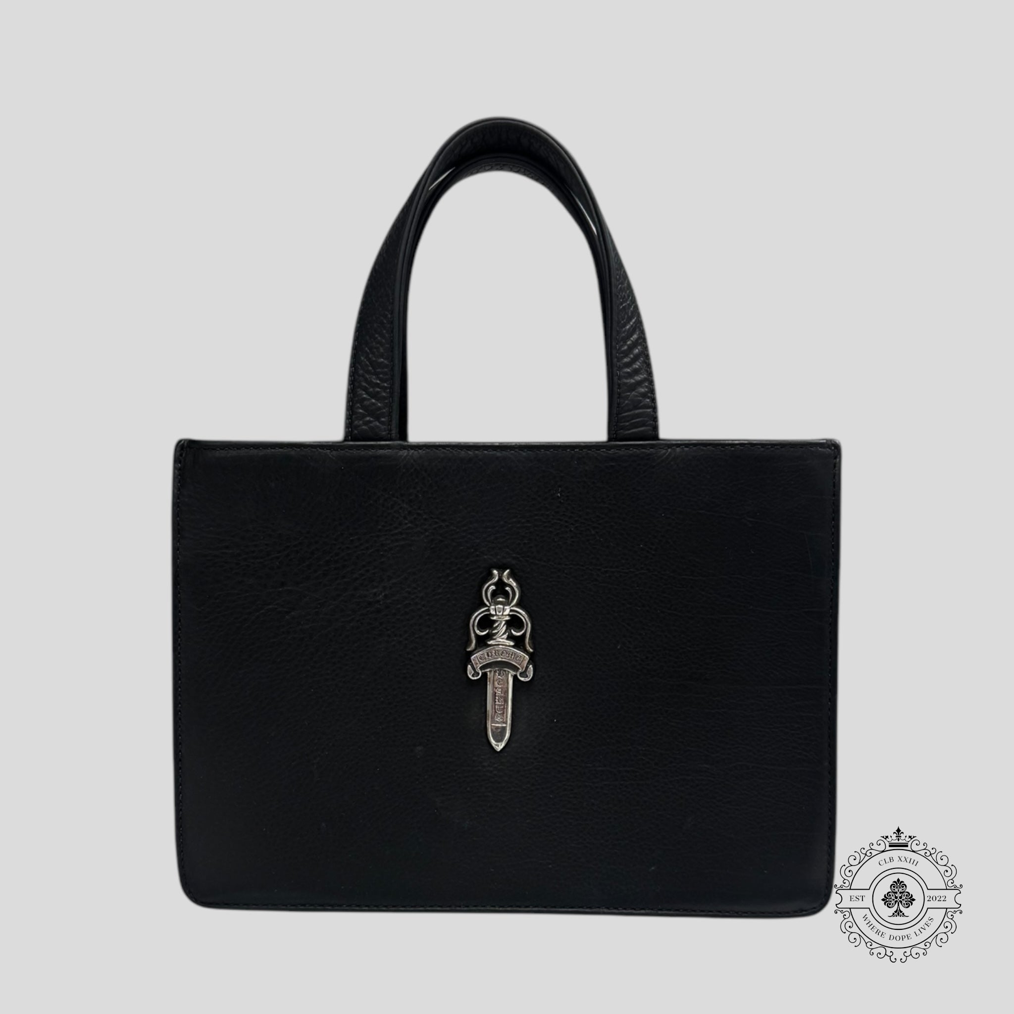 Chrome Hearts Mini Dagger Embellished Leather Tote handbag bag