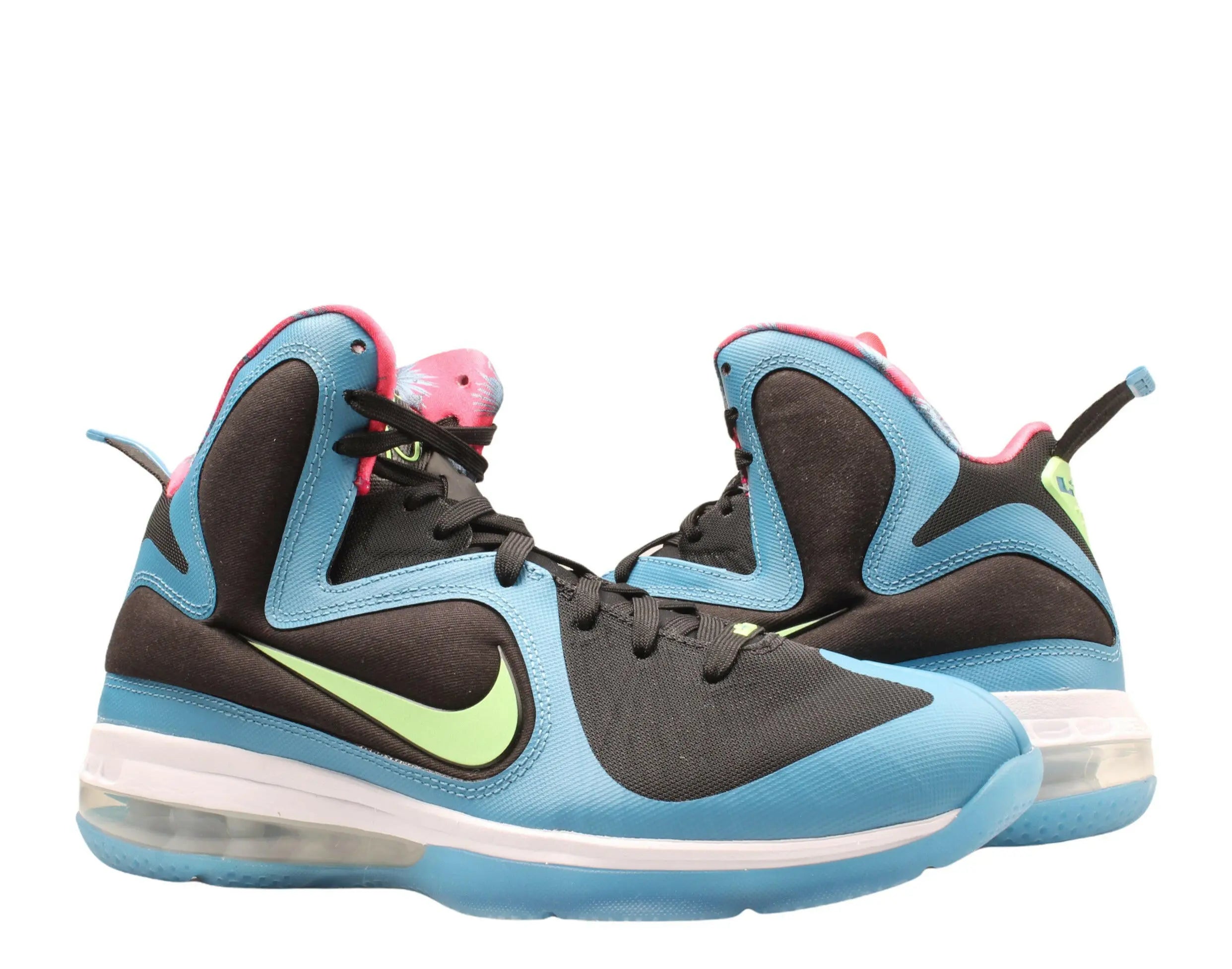 Nike Lebron 9 South Coast Men's Basketball Shoes Black/Lime Glow-Dutch Blue