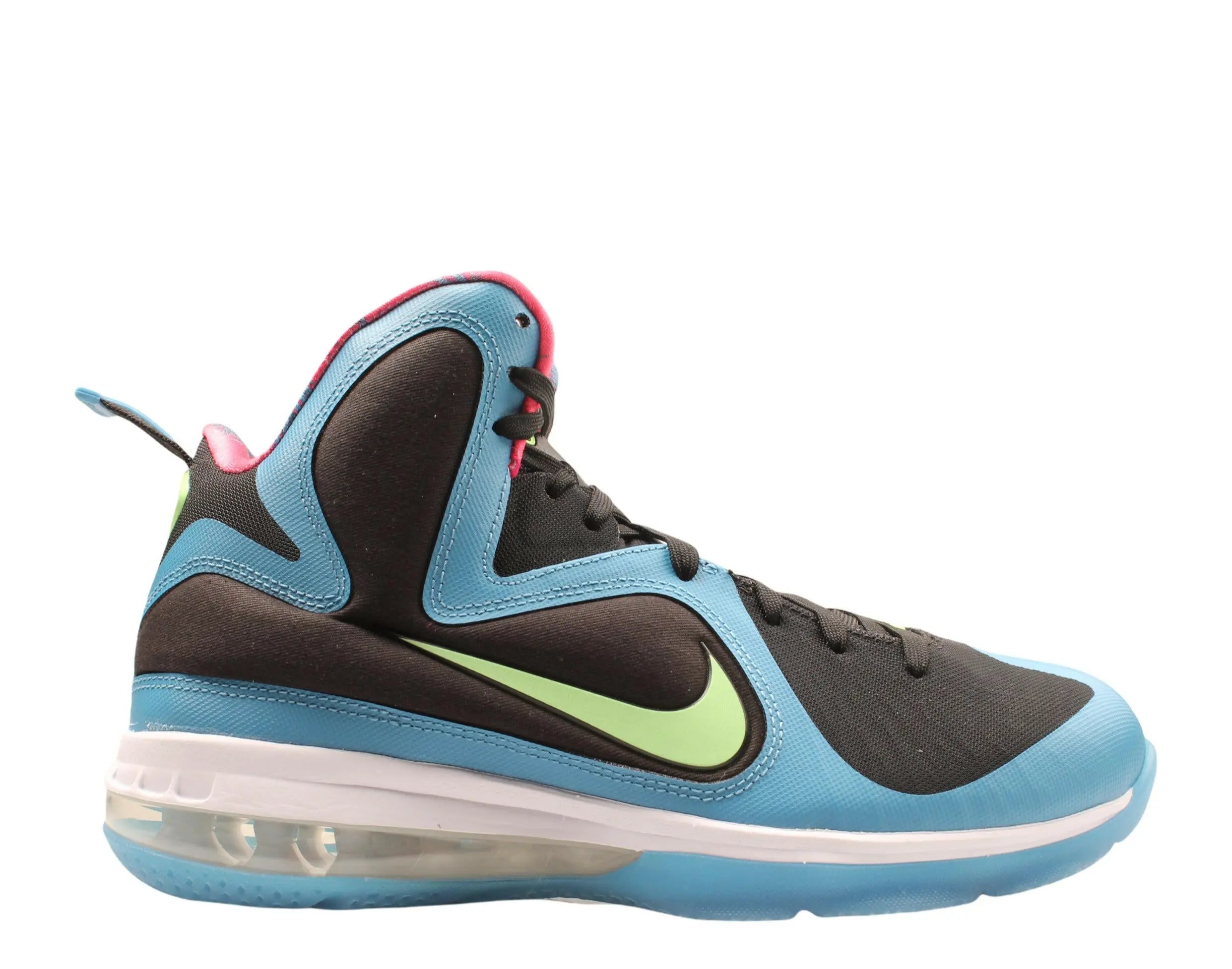 Nike Lebron 9 South Coast Men's Basketball Shoes Black/Lime Glow-Dutch Blue