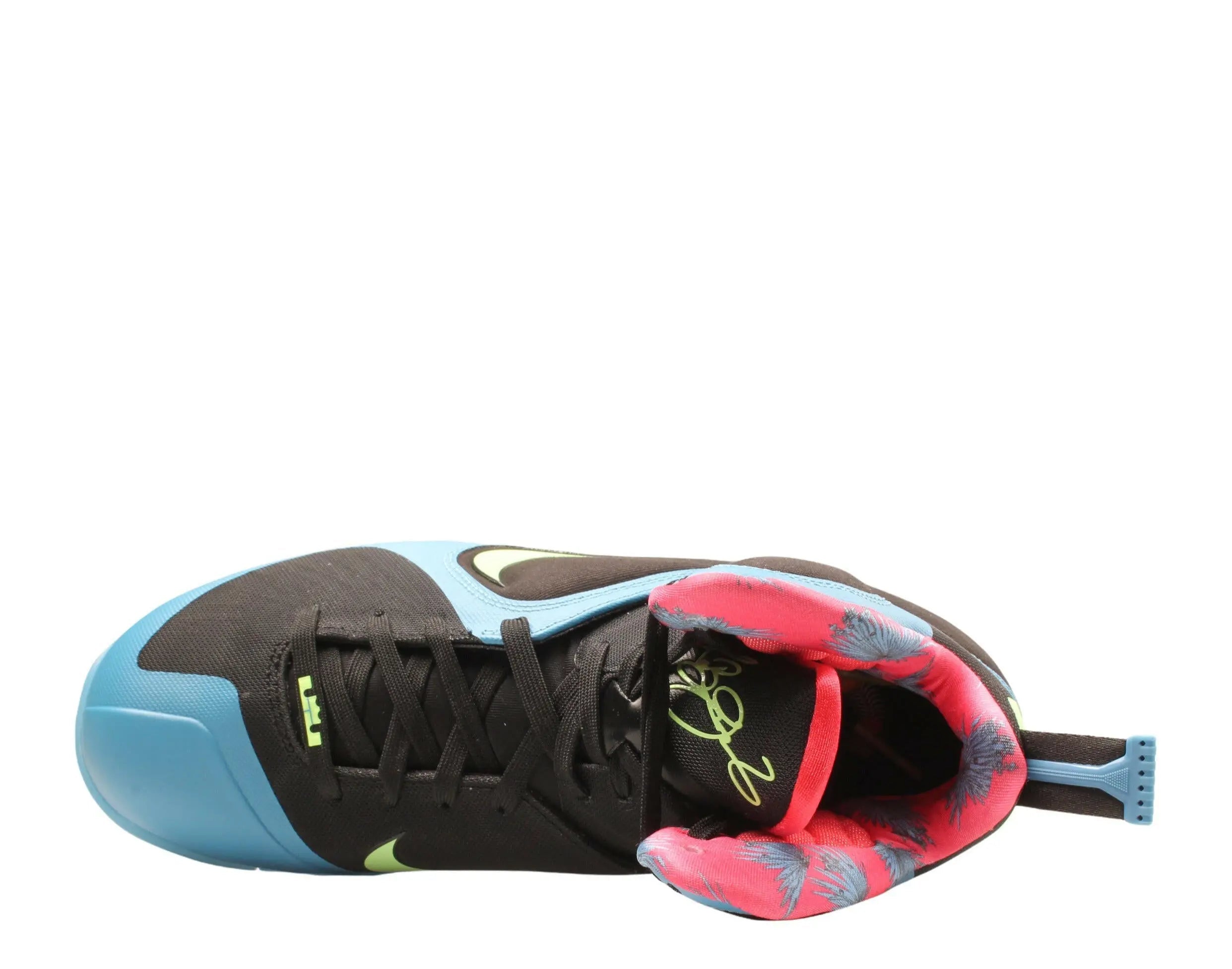 Nike Lebron 9 South Coast Men's Basketball Shoes Black/Lime Glow-Dutch Blue