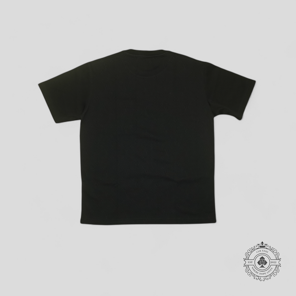 Louis Vuitton Signature Monogram Pocket T-Shirt in Black XL Men's Unisex