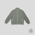Gucci Tonal Jacquard Full Zip Jacket in Light Grey XXXL 3XL Men's