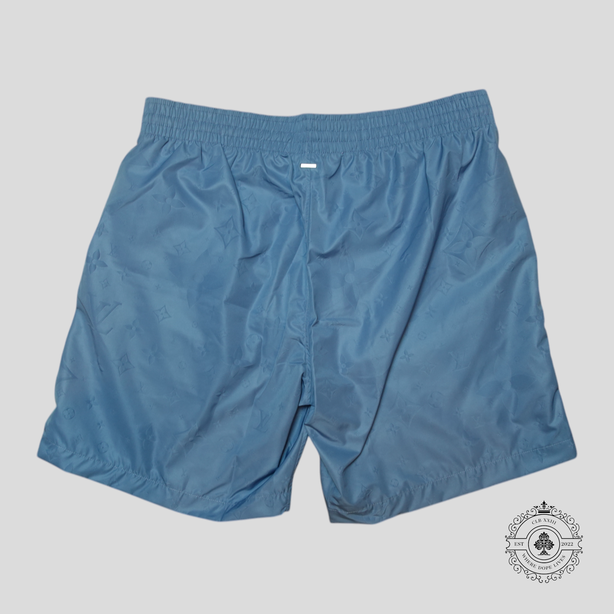 Louis Vuitton LVSE Signature Swim Board Shorts in Blue Trunks Men's Large