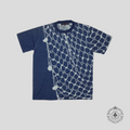 Louis Vuitton Monogram Fishnet Short Sleeve Knit Shirt in Blue tee men's unisex LG