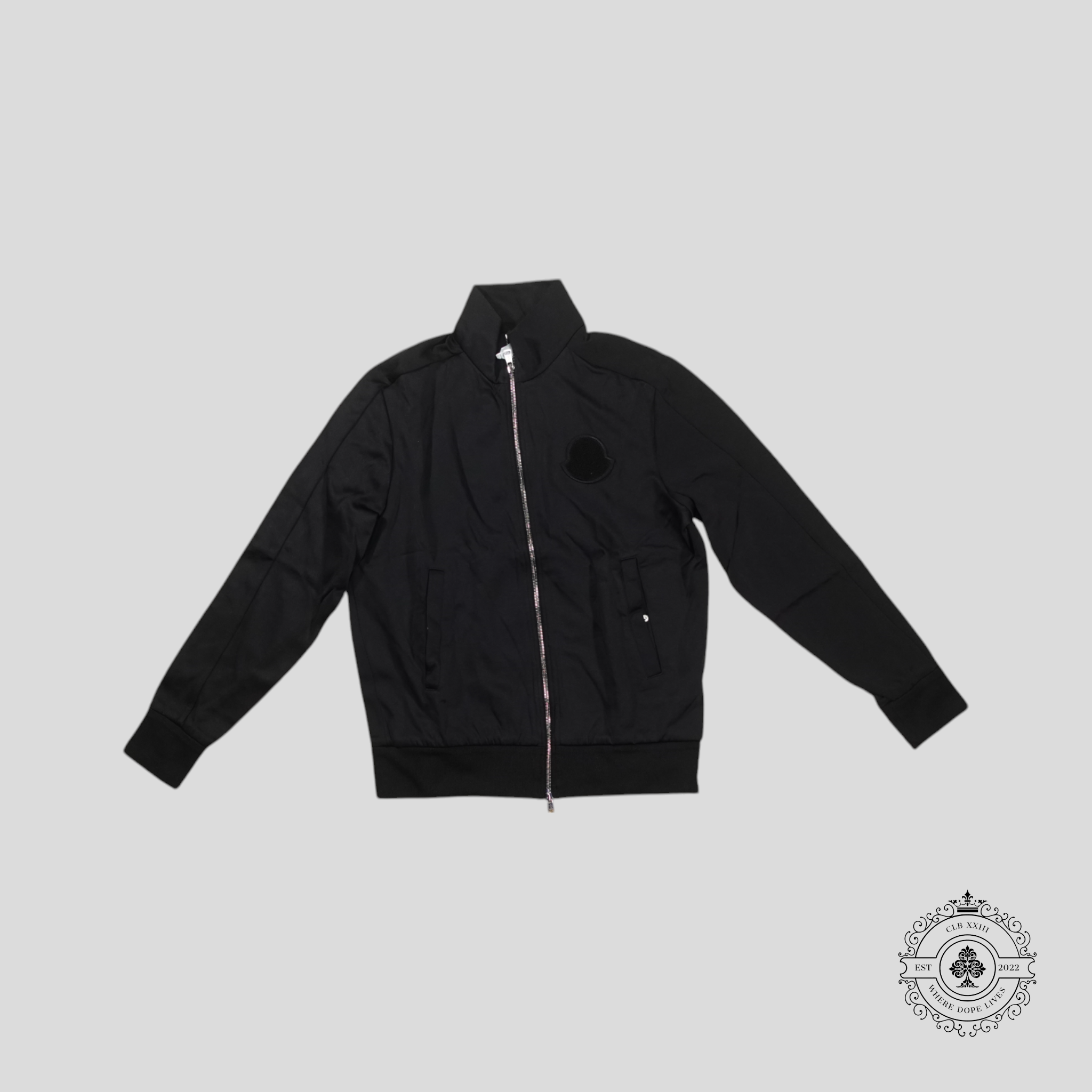 Moncler Maglia Zip Up Cardigan in Black sweater jacket men's unisex XL