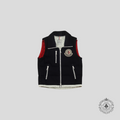 Moncler Bastien Vest in Navy Blue down wool men's unisex 4