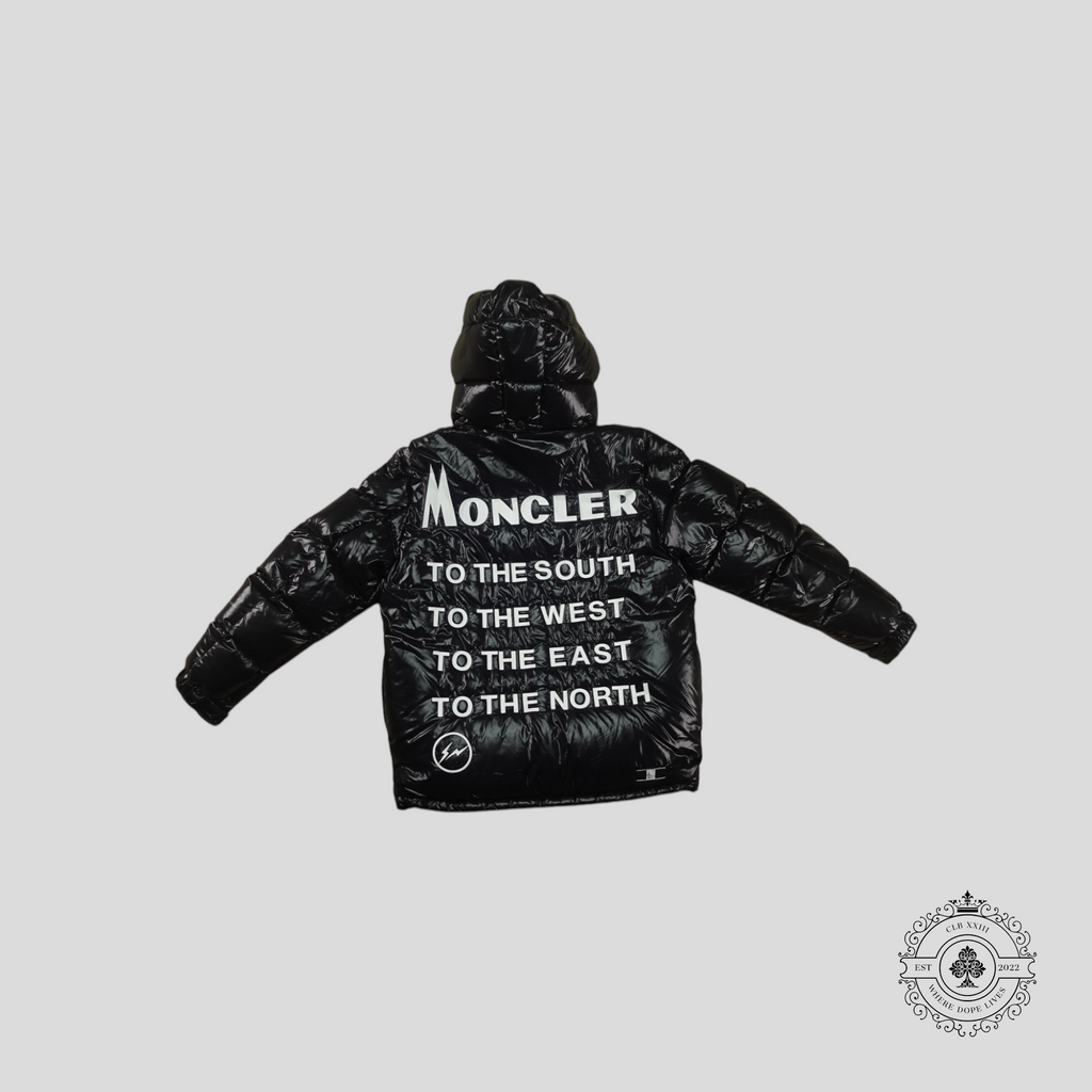 Moncler X Fragment Makinnon Jacket in Black puffer coat goose down 4 unisex