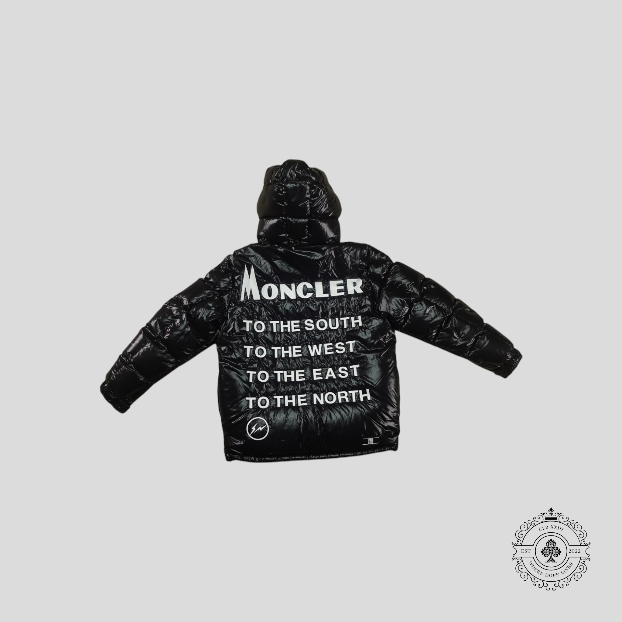 Moncler X Fragment Makinnon Jacket in Black puffer coat goose down 4 unisex