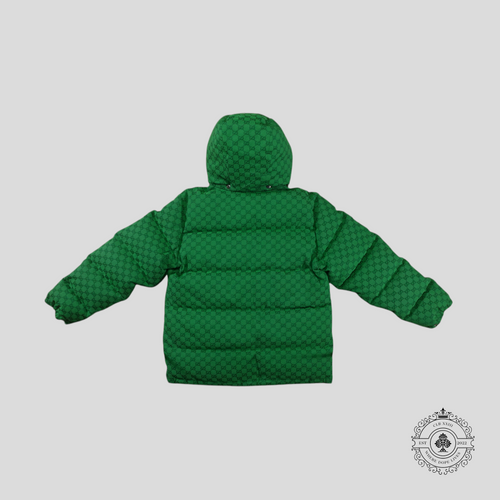 Gucci X The North Face Down Coat in Green Puffer Jacket men's unisex
