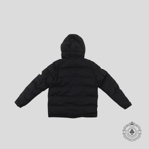 Moncler Montgenerve Wool Down Jacket in Navy Blue 5 unisex