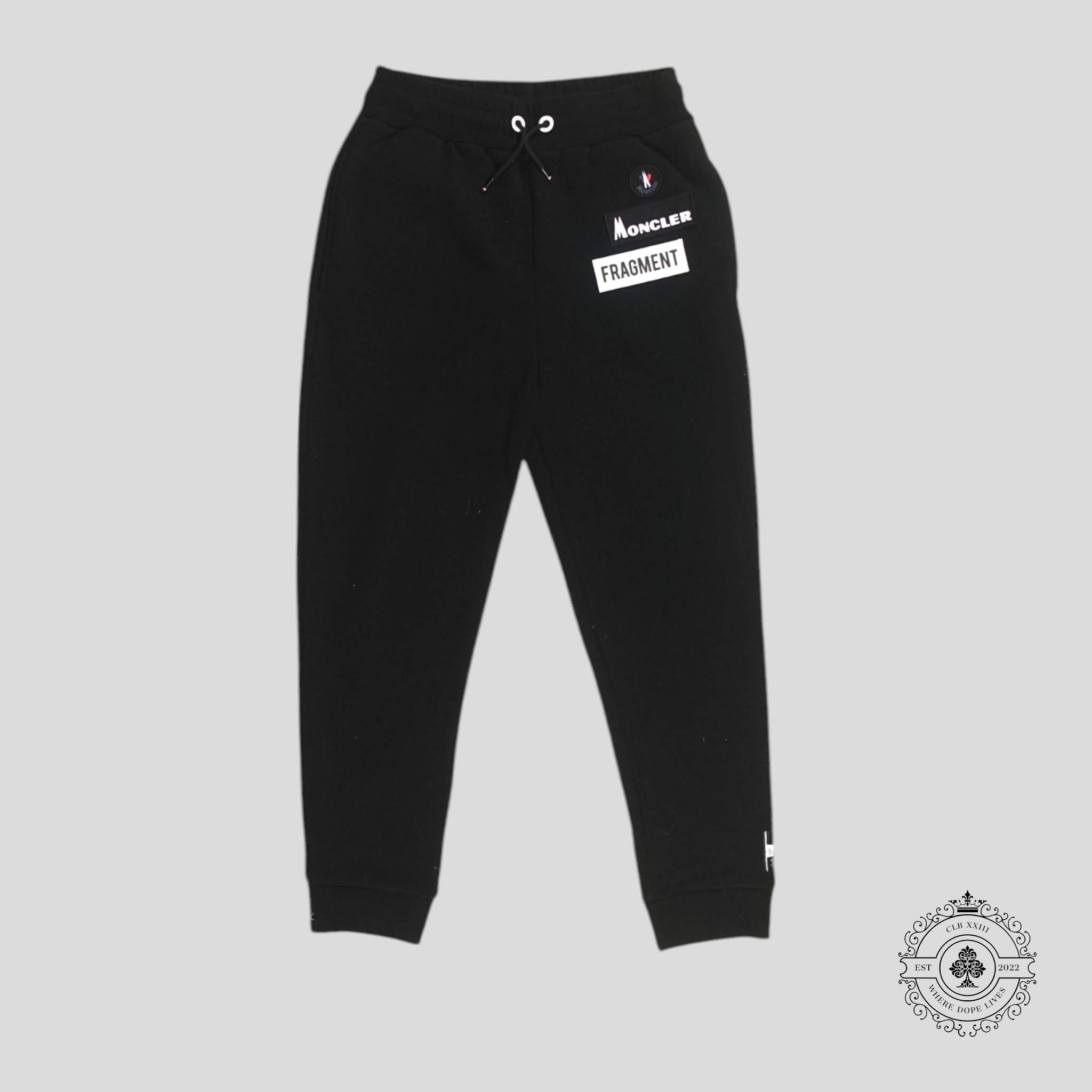 Moncler Genius Fragment Joggers in Black track pants men's unisex S M