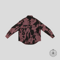 Louis Vuitton Abstract Houndstooth Double Faced Overshirt in Brown M Men's