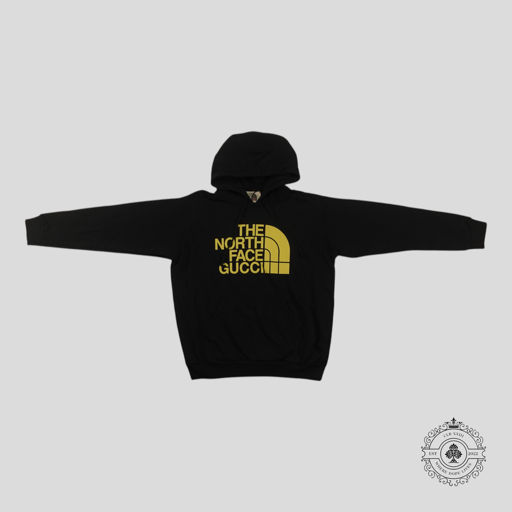 Gucci X The North Face Hoodie in Black men's unisex sweatshirt M L