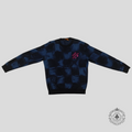 Louis Vuitton Damier Salt Sweater in Blue/Black men's  MED