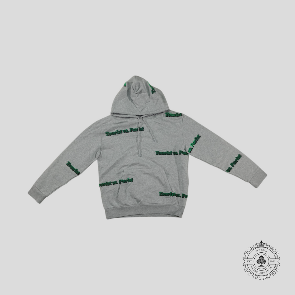 Louis Vuitton Tourist VS Purist Tuffetage Hoodie in Grey Unisex Men's Pullover