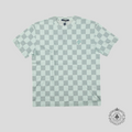 Louis Vuitton Damier Monogram T-Shirt in White/Green XL Men's