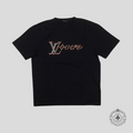 Louis Vuitton LV Lovers Embellished T-Shirt in Black XL Men's unisex