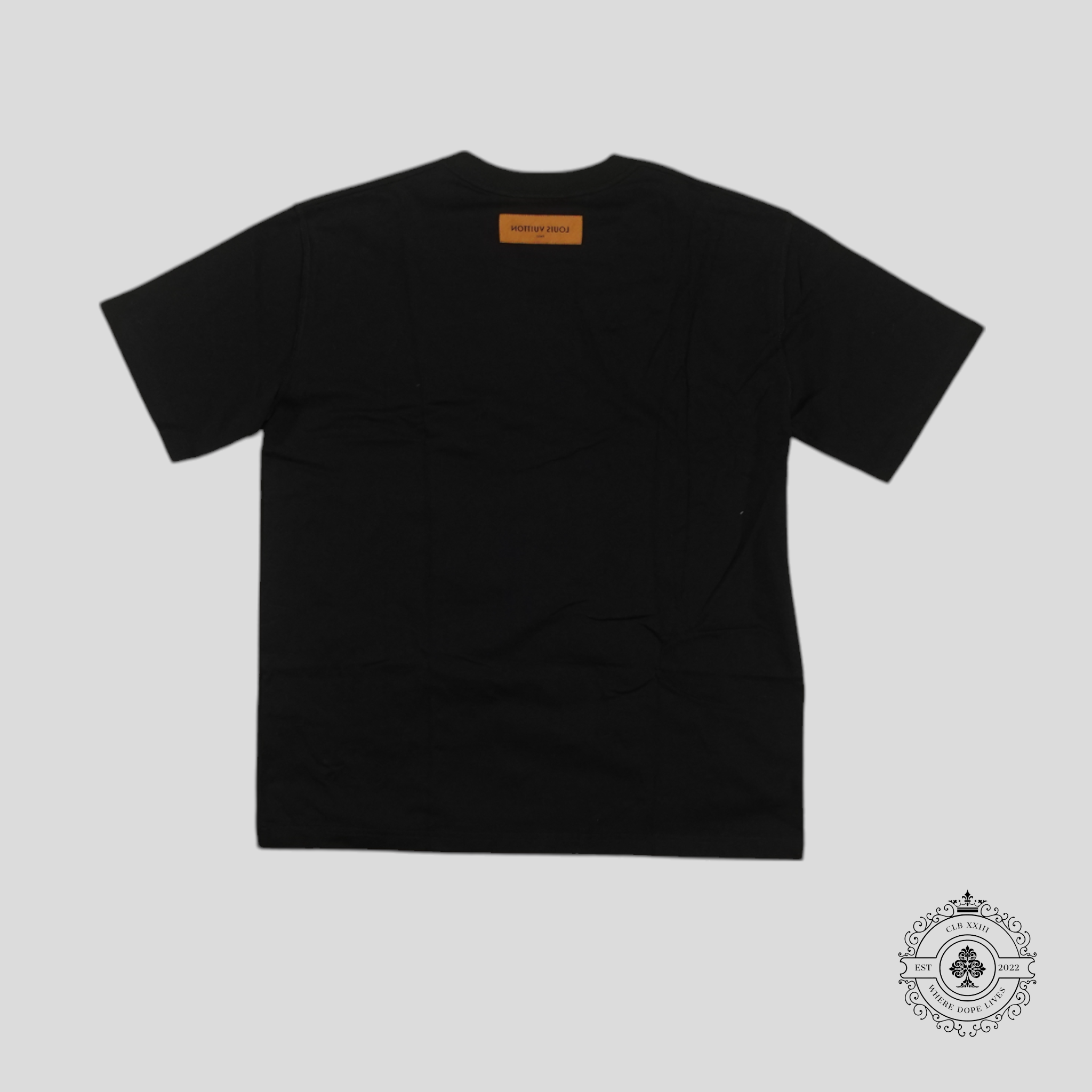Louis Vuitton LV Embossed T-Shirt in Black Men's Tee Unisex