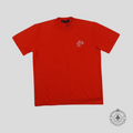 Louis Vuitton Signature Short Sleeve Crewneck in Red Tee Unisex L XL