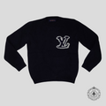 Louis Vuitton LV Intarsia Sweater in Navy Blue men's jumper pullover