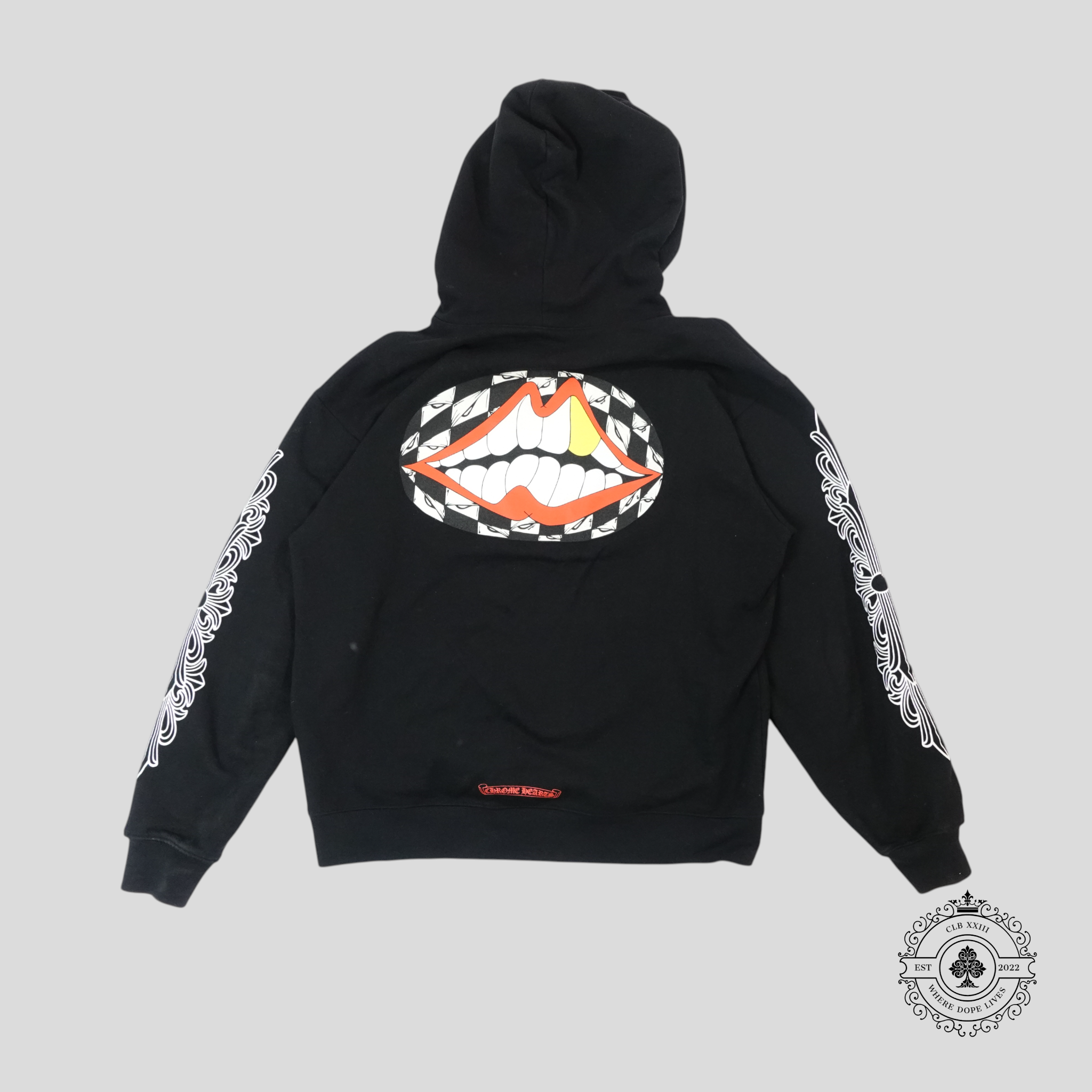 Chrome Hearts X Matty Boy Chomper Hoodie in Black men's XL unisex