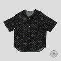 Louis Vuitton Discharged Monogram Baseball Shirt in Black jersey men's LV